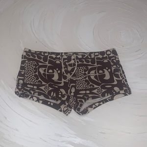 Mr Turk of California Men’s Deep Brown and White Swim Brief.